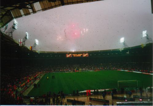 Feuerwerk ber Wembley