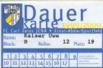 Dauerkarte 1999/2000