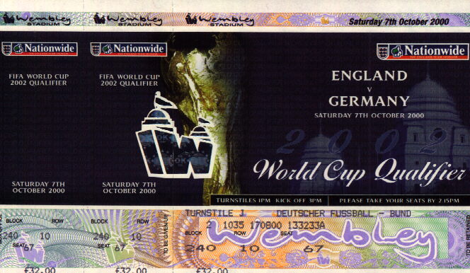 Germany v ENGLAND, 07.10.2000